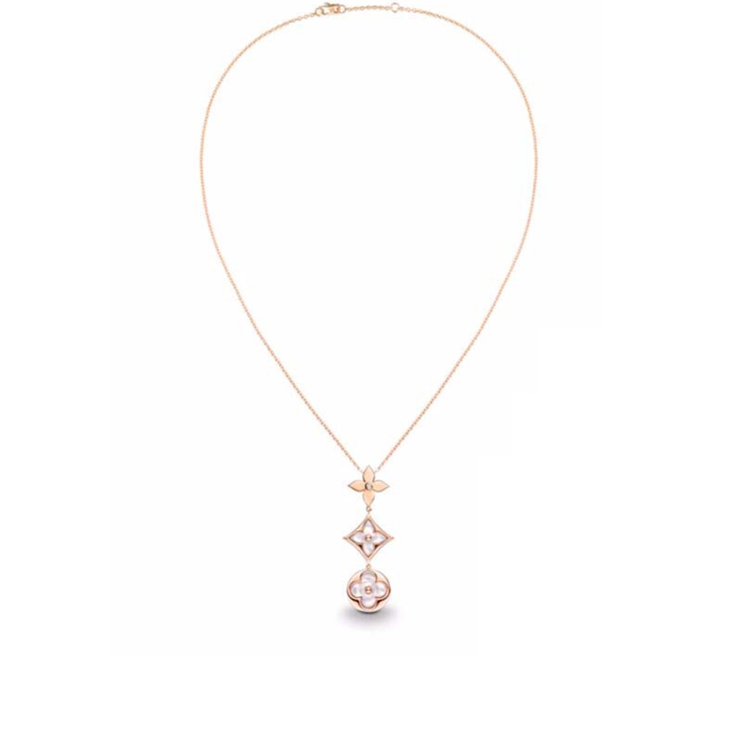 LOUIS VUITTON LV COLOR BLOSSOM NECKLACE Q94262